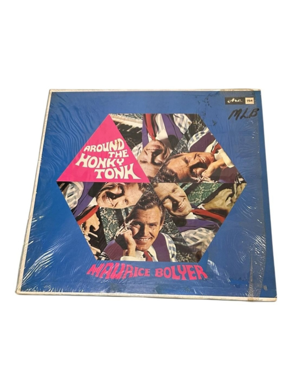 Vintage Maurice Bolyer Vinyl LP Around The Honky Tonk Arc Country Black Canada